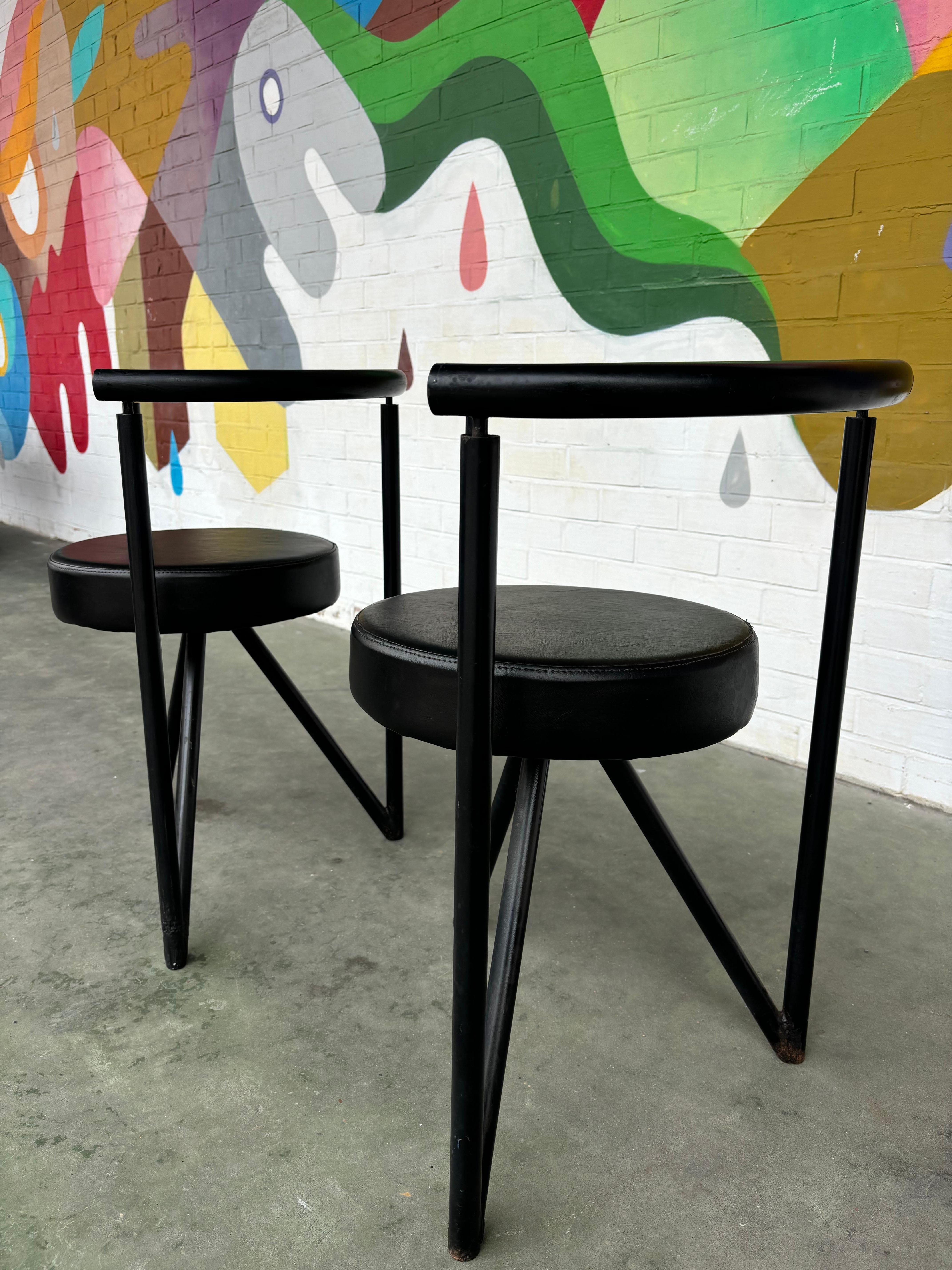 Pair of miss dorn chair by Philippe Starck For Sale 10