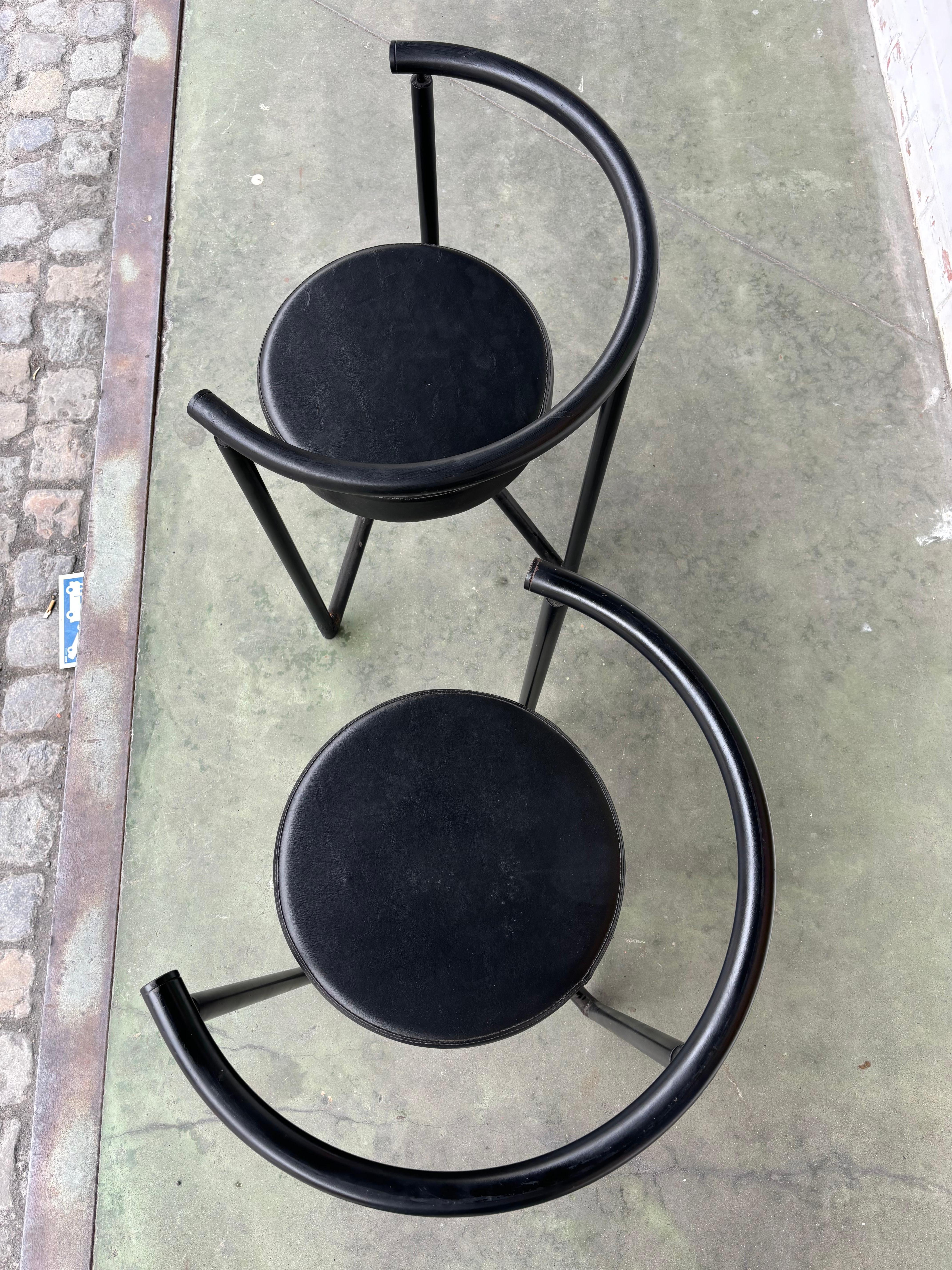 Pair of miss dorn chair by Philippe Starck For Sale 11