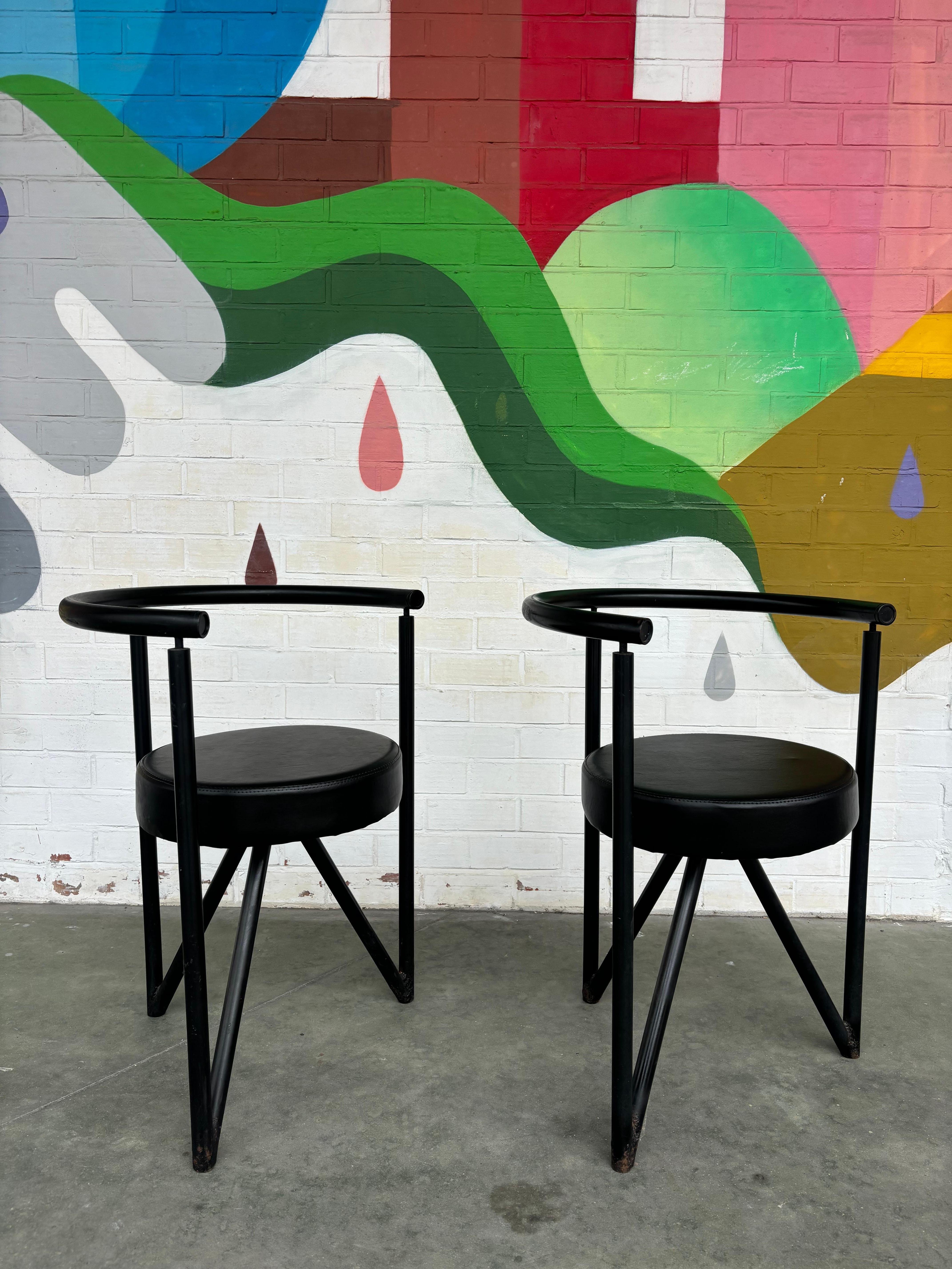 Modern Pair of miss dorn chair by Philippe Starck For Sale