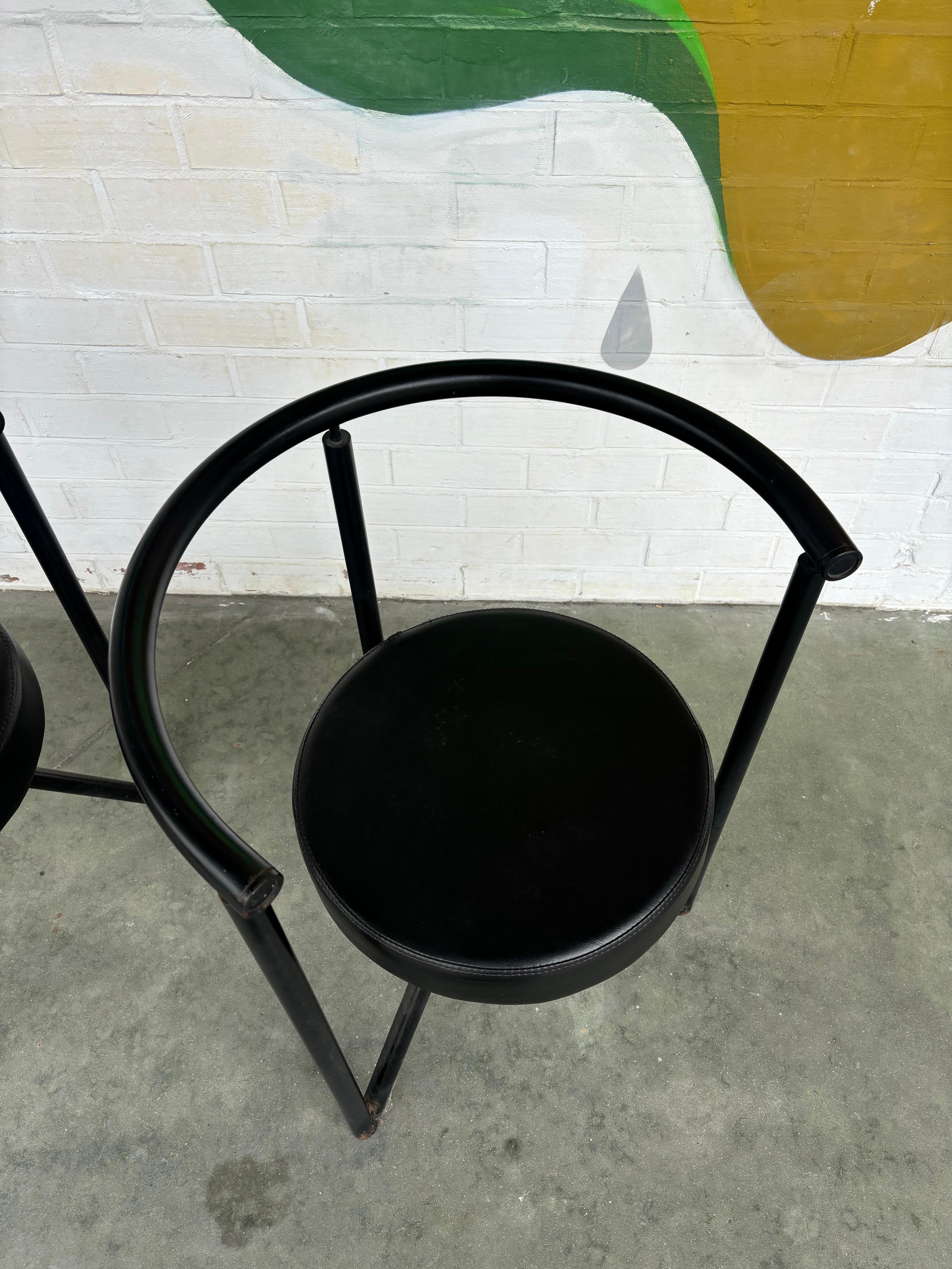 French Pair of miss dorn chair by Philippe Starck For Sale