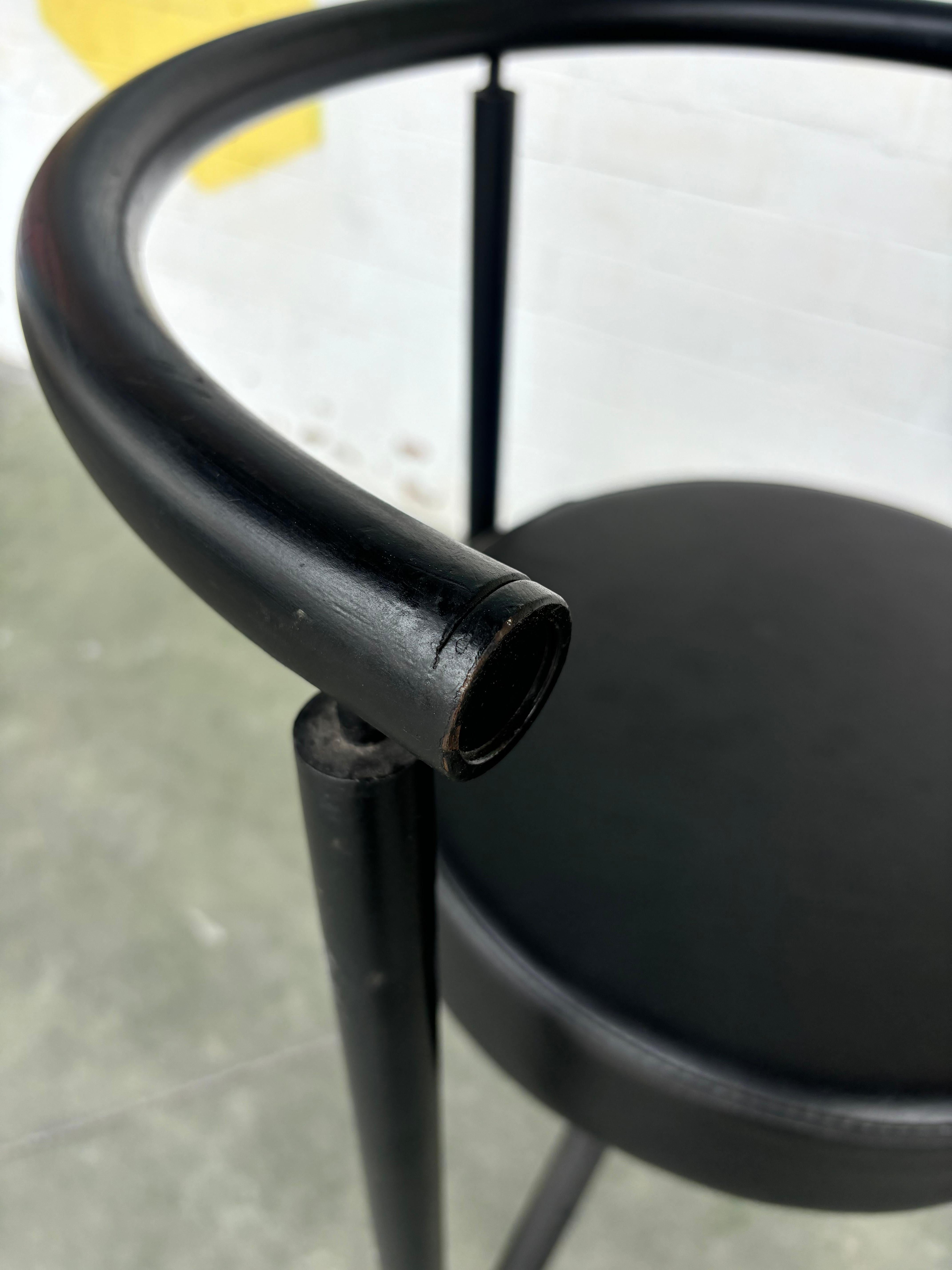 Pair of miss dorn chair by Philippe Starck For Sale 1