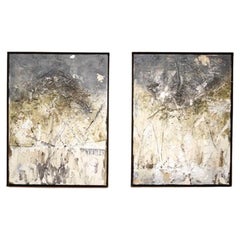 Pair of Mixed Media Paintings by Dorlie Fuchs