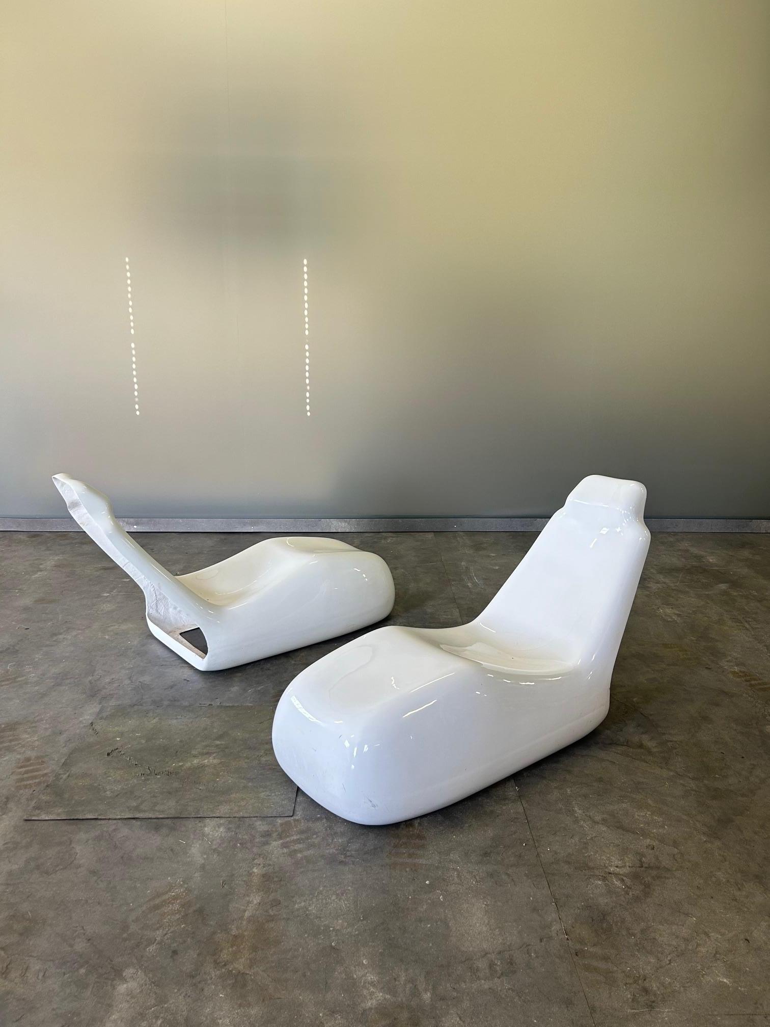 Fiberglass Pair of 