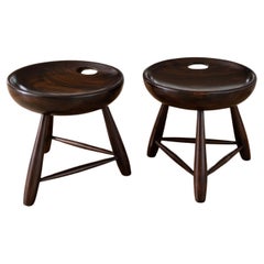 Antique Pair of Mocho Stools by Sergio Rodrigues, Brazil 1958