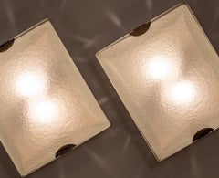 Pair of Mod. 1938 Appliques by Pietro Chiesa for Fontana Arte, Italy, c.1950