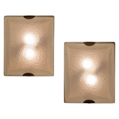 Paar Mod. 1938 Appliken von Pietro Chiesa für Fontana Arte, Italien, um 1950