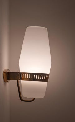 Pareja de apliques Mod. 2078 Apliques de Bruno Gatta para Stilnovo, Italia, c.1959