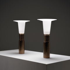 Pair of Model 1041.32 Table Lamps by Uno & Östen Kristiansson for Luxus, 1970s