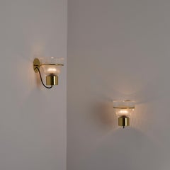 Pair of Model 1112 Sconces by Tito Agnoli for Oluce