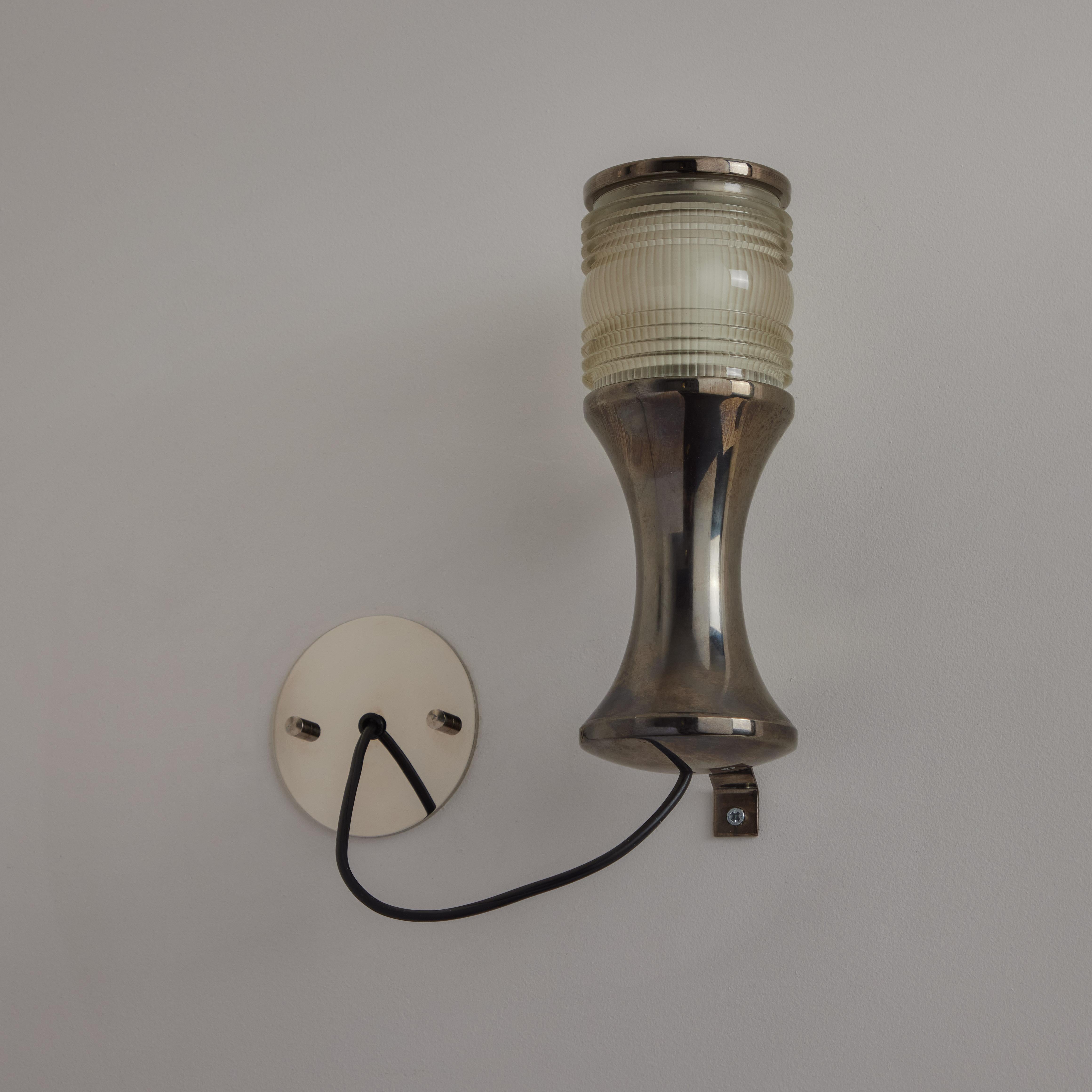 Pair of Model 1123 Sconces by Tito Agnoli for Oluce In Good Condition For Sale In Los Angeles, CA