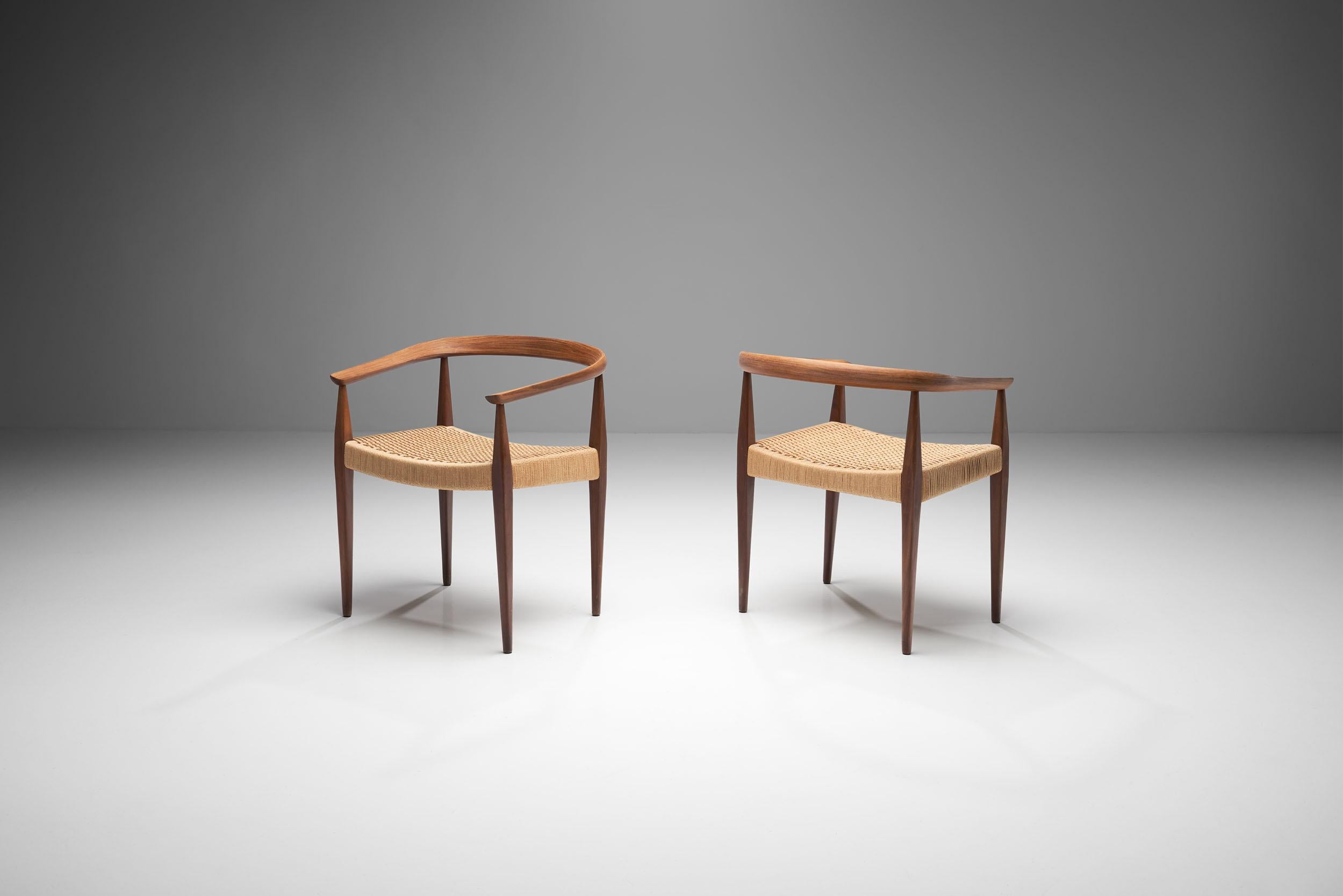 Paar Sessel „Modell 113“ von Nanna Ditzel, Dänemark, 1955 (Dänisch)