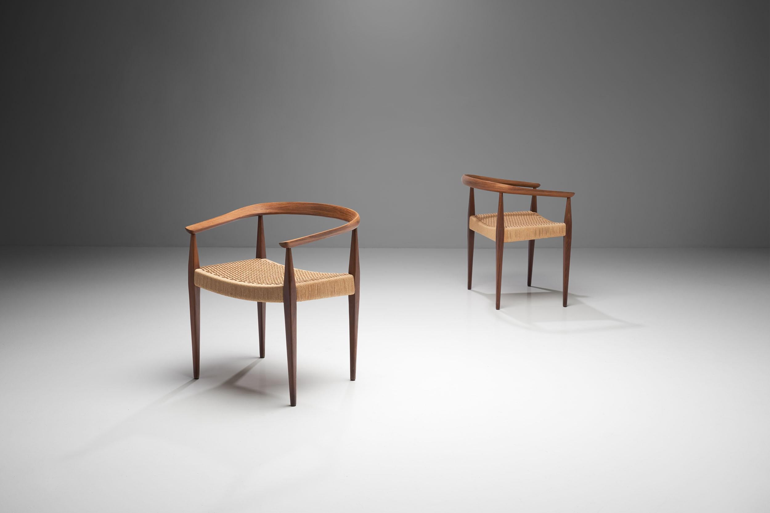 Paar Sessel „Modell 113“ von Nanna Ditzel, Dänemark, 1955 im Zustand „Gut“ in Utrecht, NL