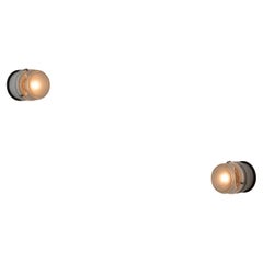 Pair of Model 1148 Fresnel Wall/Ceiling Lights by Joe Colombo for O-Luce