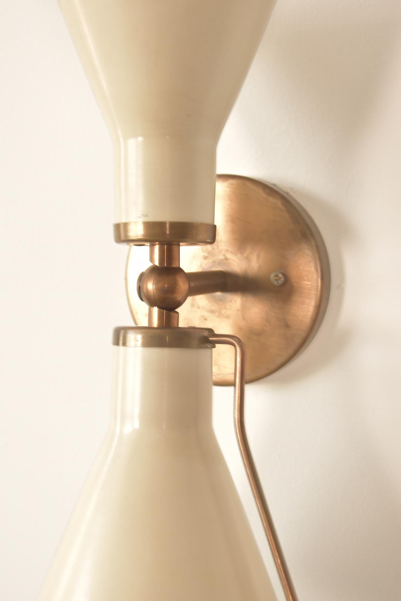 20th Century Pair of Model 131 Articulating Sconces by Gino Sarfatti