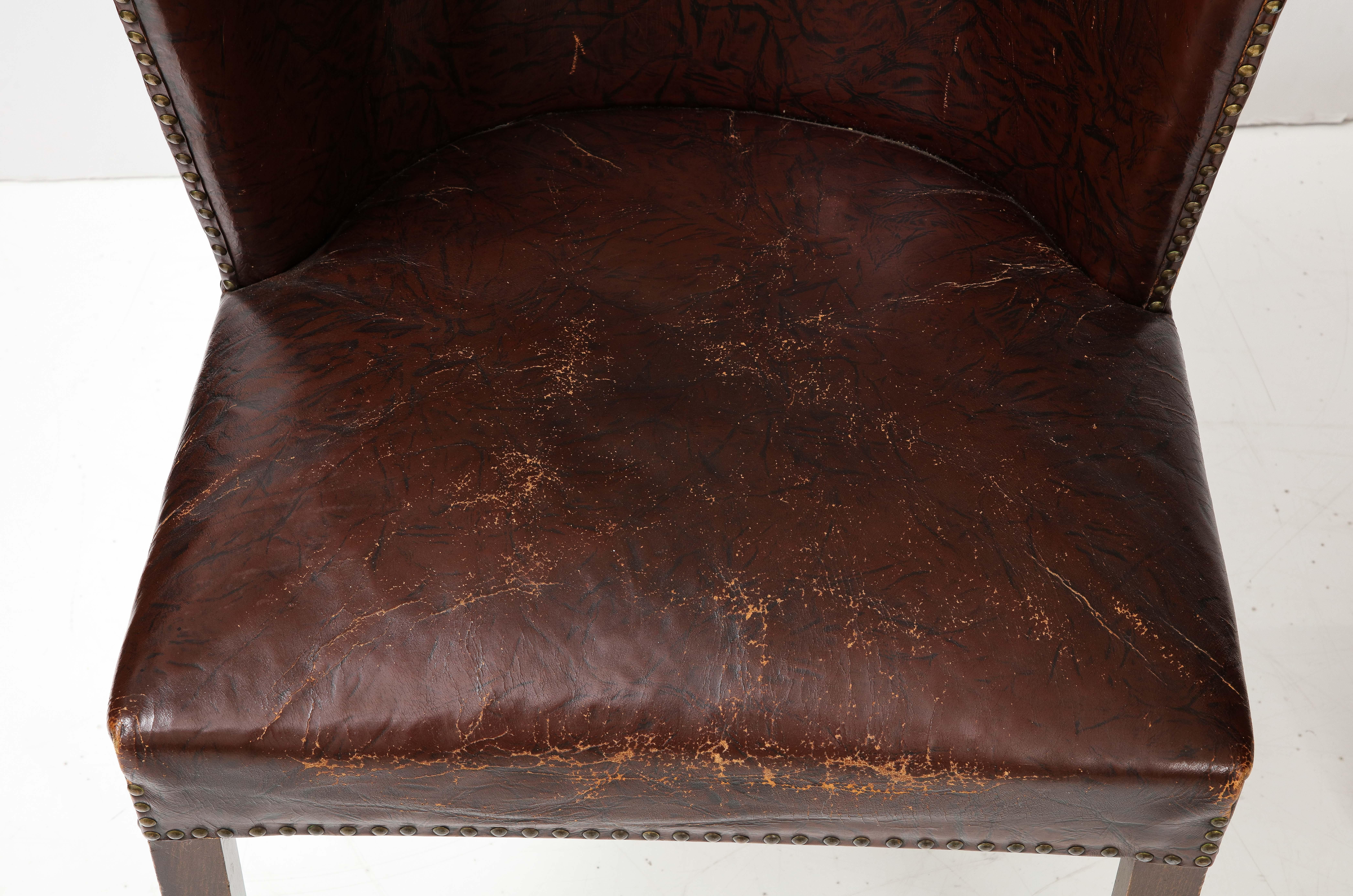 Paire de chaises en cuir modèle 1514 de Fritz Hansen en vente 7