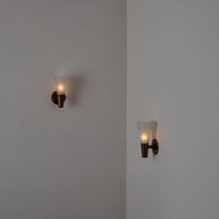 Pair of Model 1537 Sconces by Pietro Chiesa for Fontana Arte