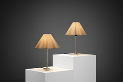 Pair of Model "15711" Table Lamps for Böhlmarks, Sweden ca 1950s