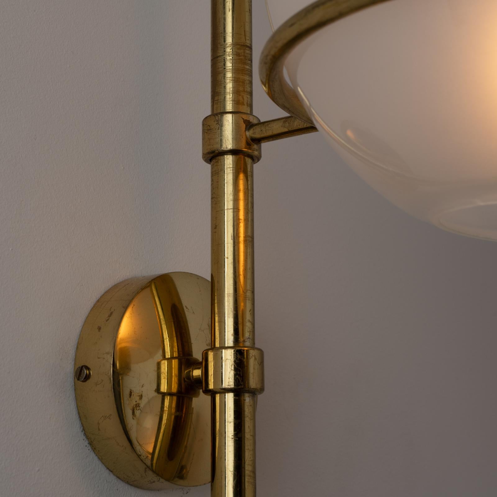Late 20th Century Model 160 'Lyndon' Sconces by Vico Magistretti for Oluce For Sale