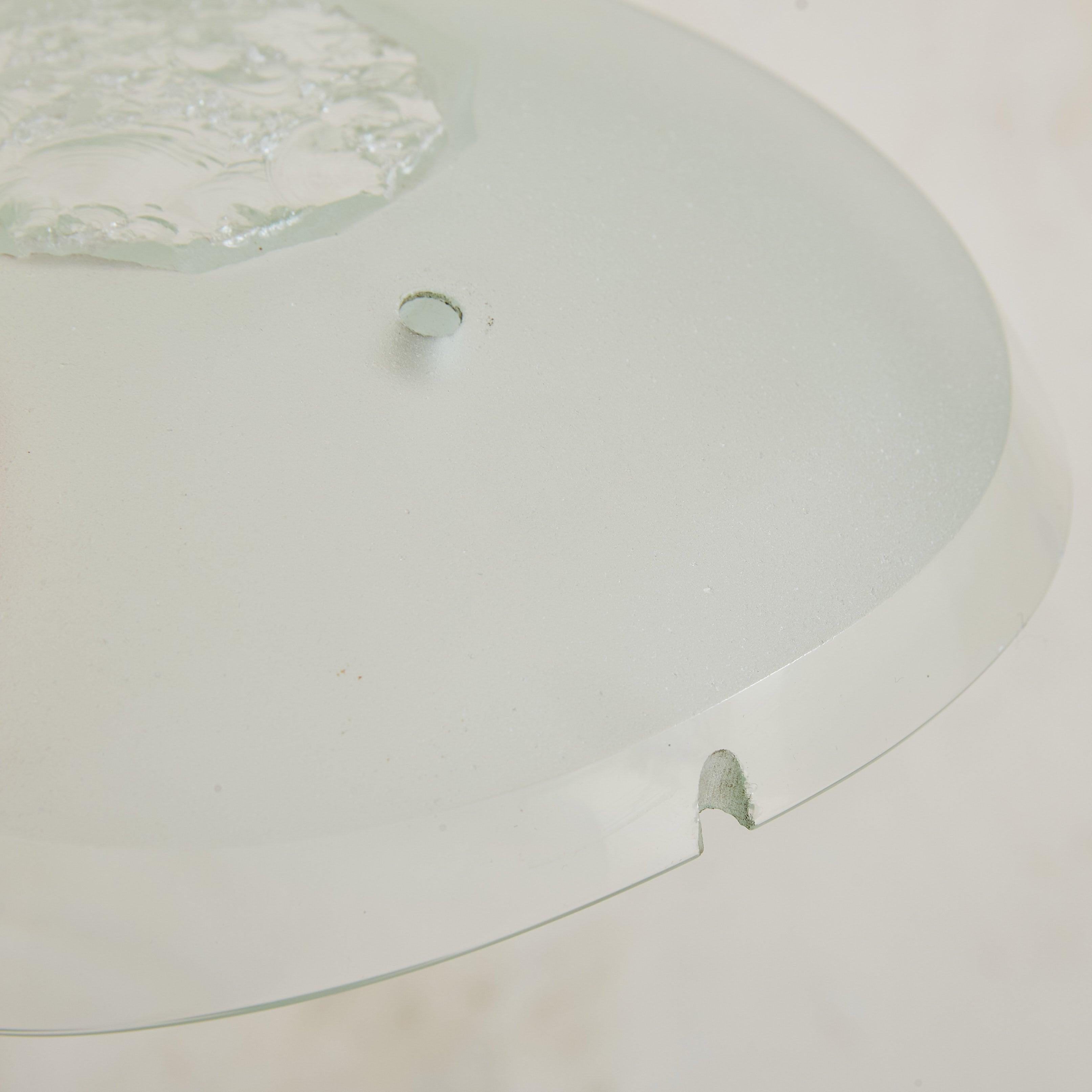 Pair of ‘Model 1944’ Frosted Glass Sconces by Max Ingrand for Fontana Arte For Sale 2