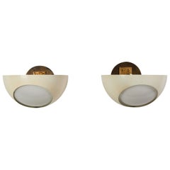 Pair of Model 1963 Sconces by Max Ingrand for Fontana Arte