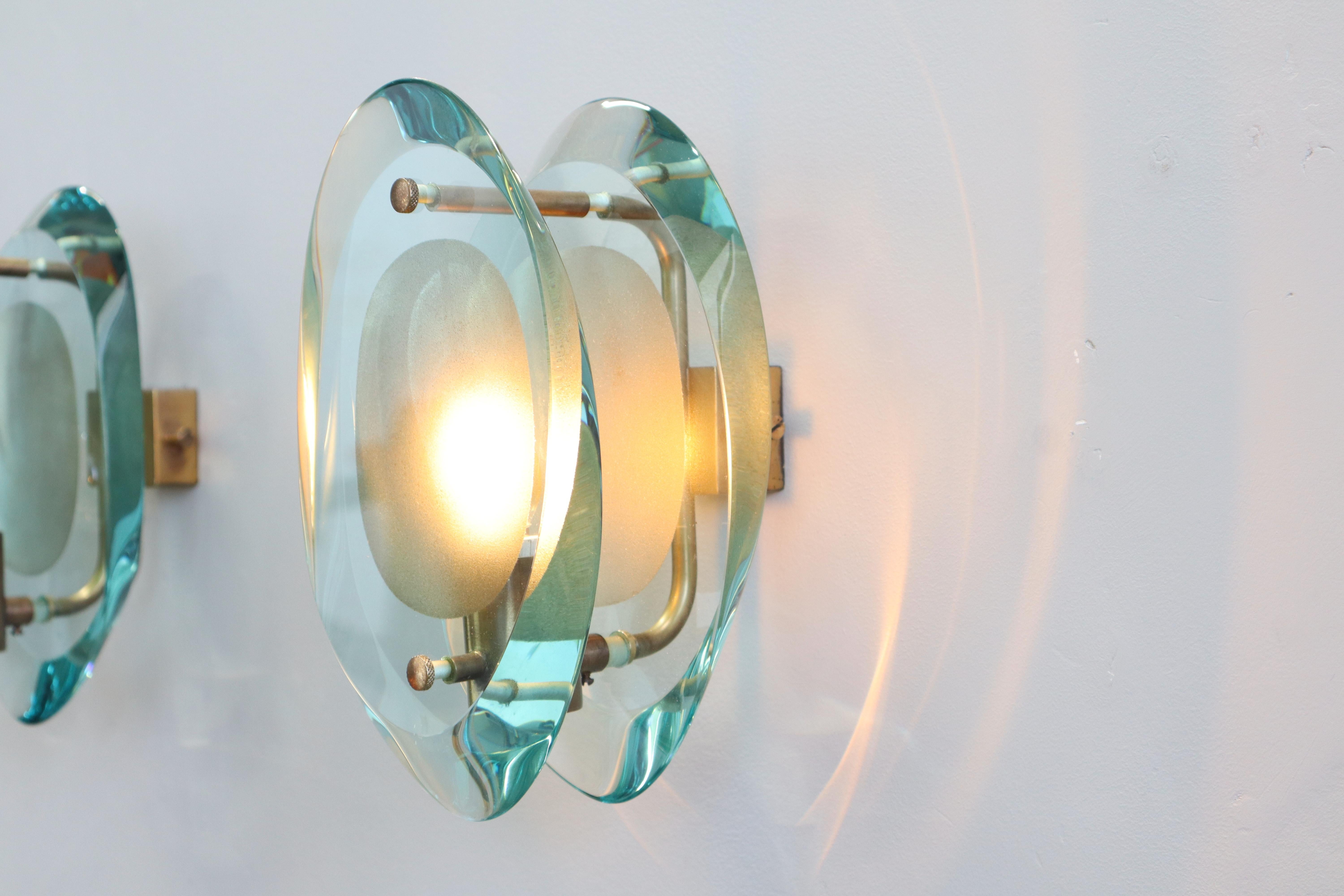 Paar Model No. 2093 von Max Ingrand für Fontana Arte, sechs Stück erhältlich im Angebot 6