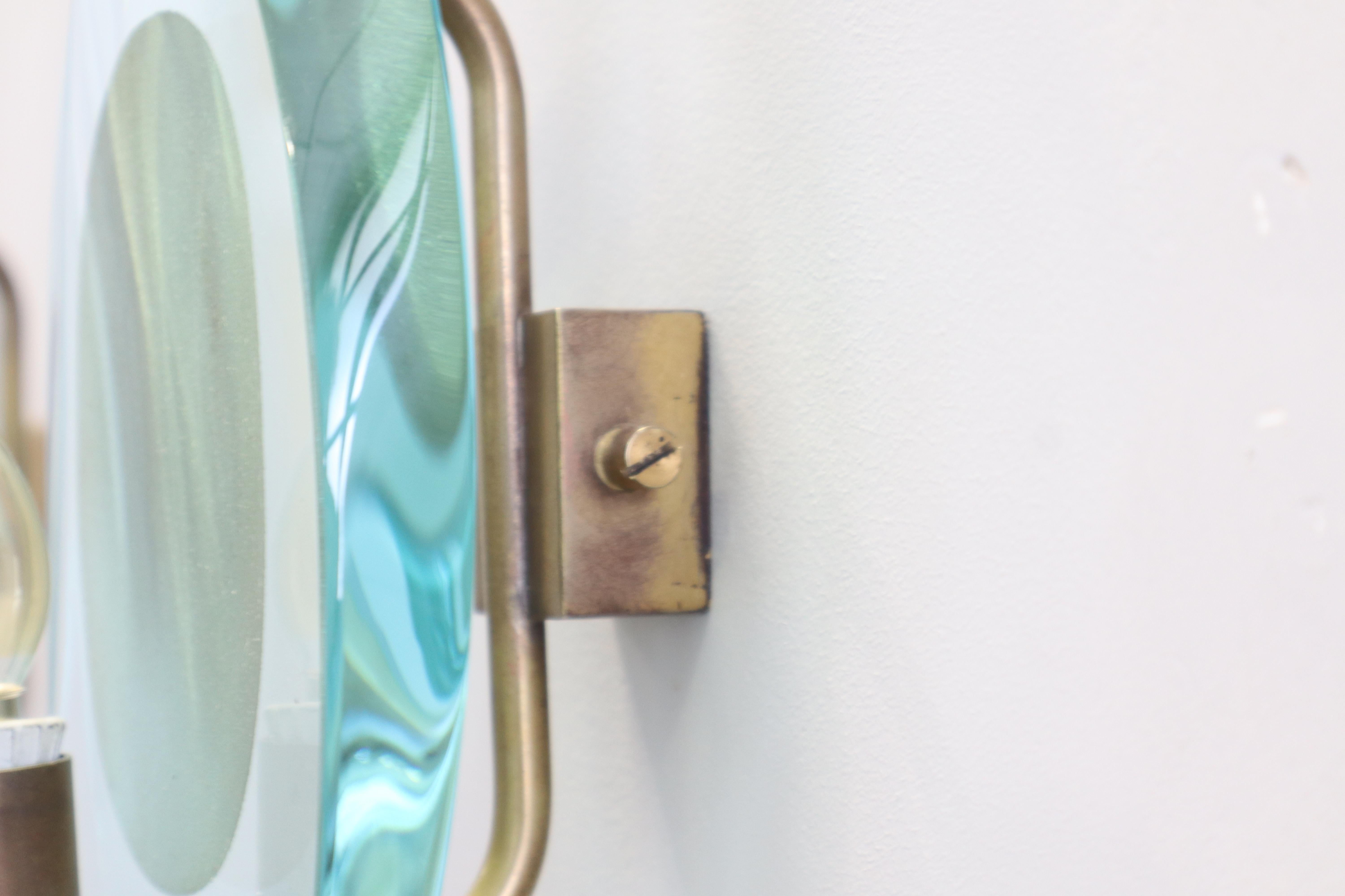 Paar Model No. 2093 von Max Ingrand für Fontana Arte, sechs Stück erhältlich im Angebot 1