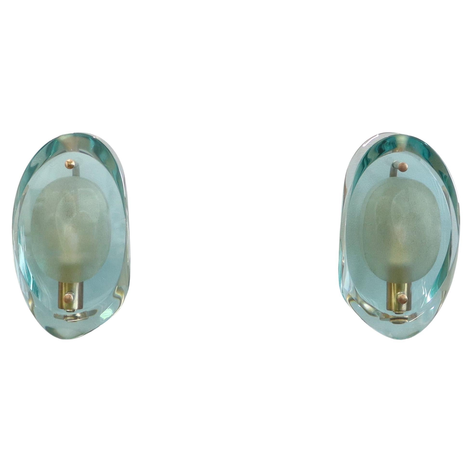 Paar Model No. 2093 von Max Ingrand für Fontana Arte, sechs Stück erhältlich im Angebot