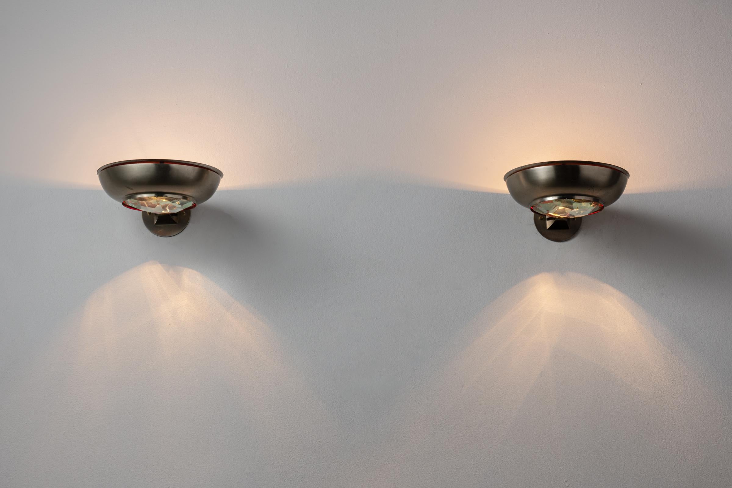 Italian Pair of Model 2315 Sconces by Max Ingrand for Fontana Arte