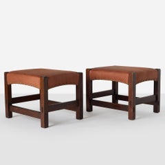 Pair of Model 300 Footstools by Gustav Stickley