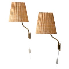 Pair of Model 3053 Wall Lights, Lisa Johansson-Pape, Orno Oy, 1950s