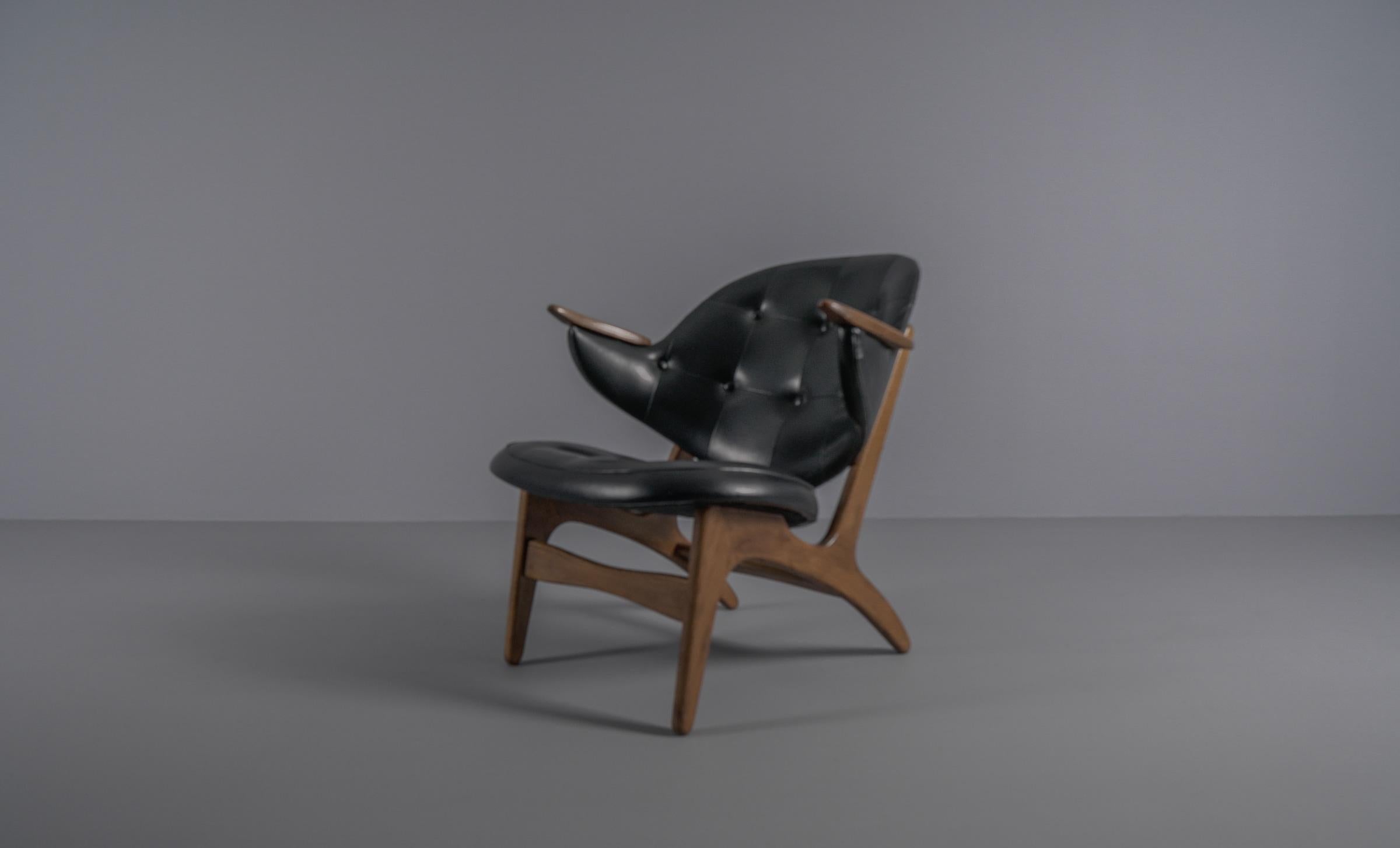 Coppia di poltrone Model 33 di Carl Edward Matthes, anni '50 In condizioni buone in vendita a Nürnberg, Bayern
