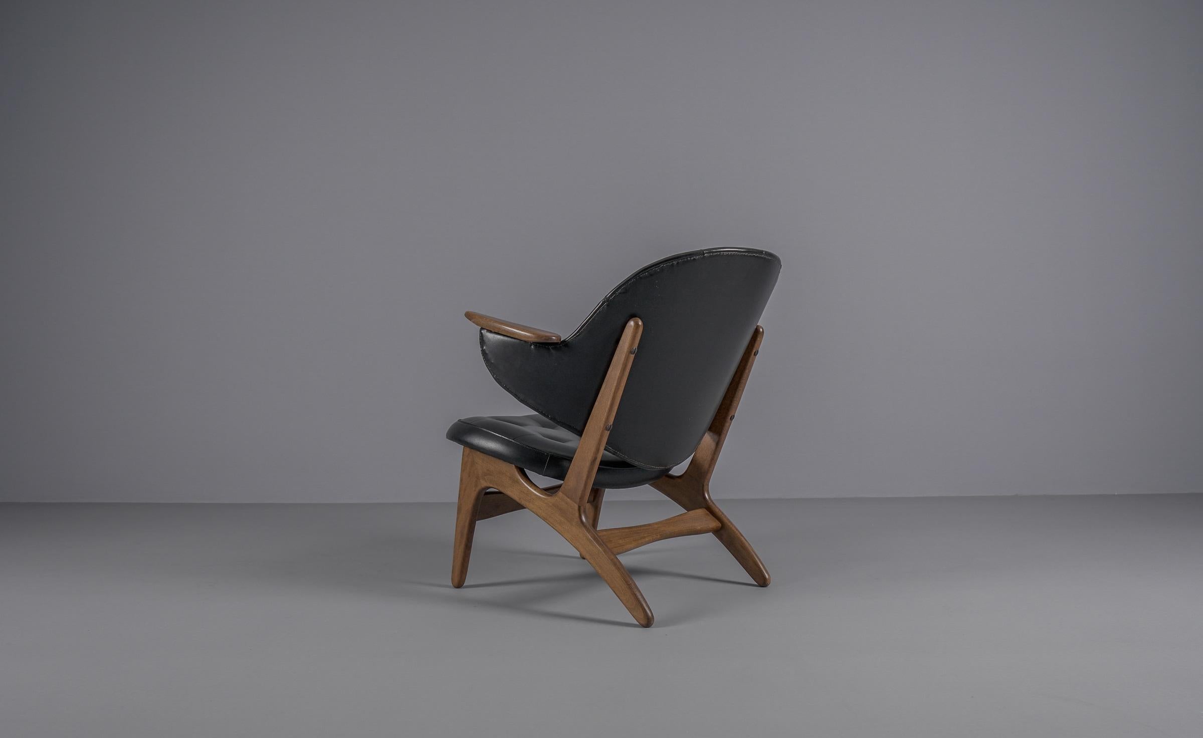 Easy Chairs Modell 33 von Carl Edward Matthes, 1950er Jahre, Paar (Mitte des 20. Jahrhunderts) im Angebot