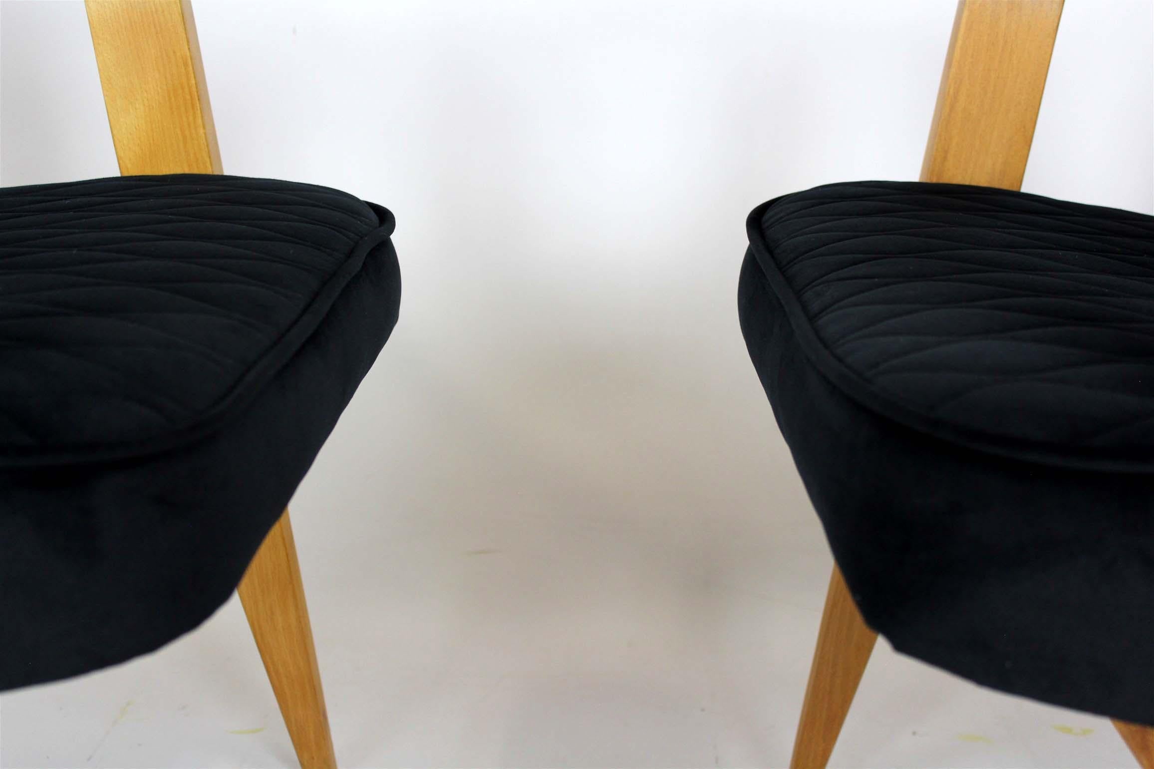 Pair of Model 366 Armchairs by Józef Chierowski, Restored, Poland, 1960s For Sale 10