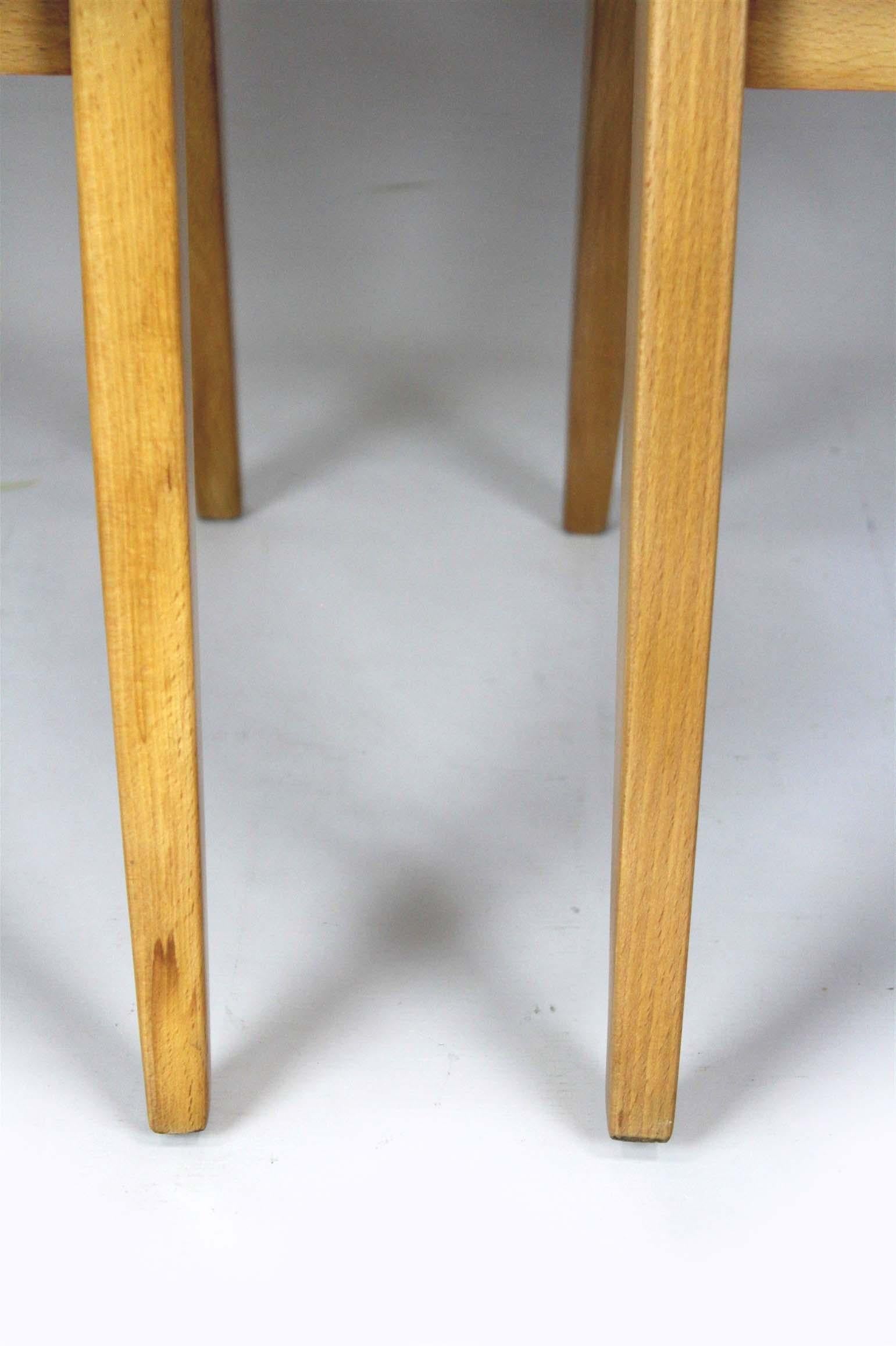 20th Century Pair of Model 366 Armchairs by Józef Chierowski, Restored, Poland, 1960s For Sale