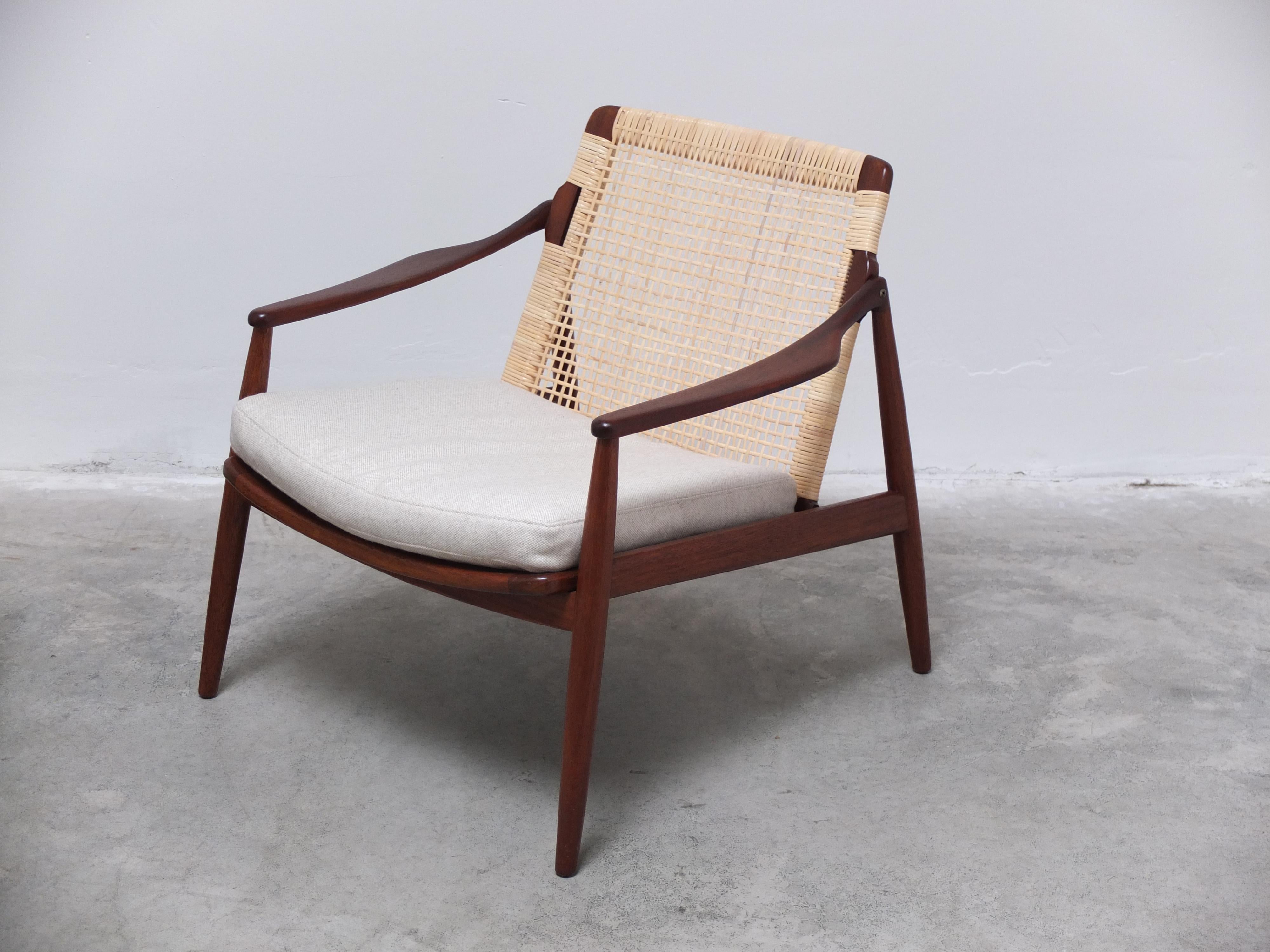Pair of 'Model 400' Easy Chairs by Hartmut Lohmeyer for Wilkhahn, 1956 For Sale 3