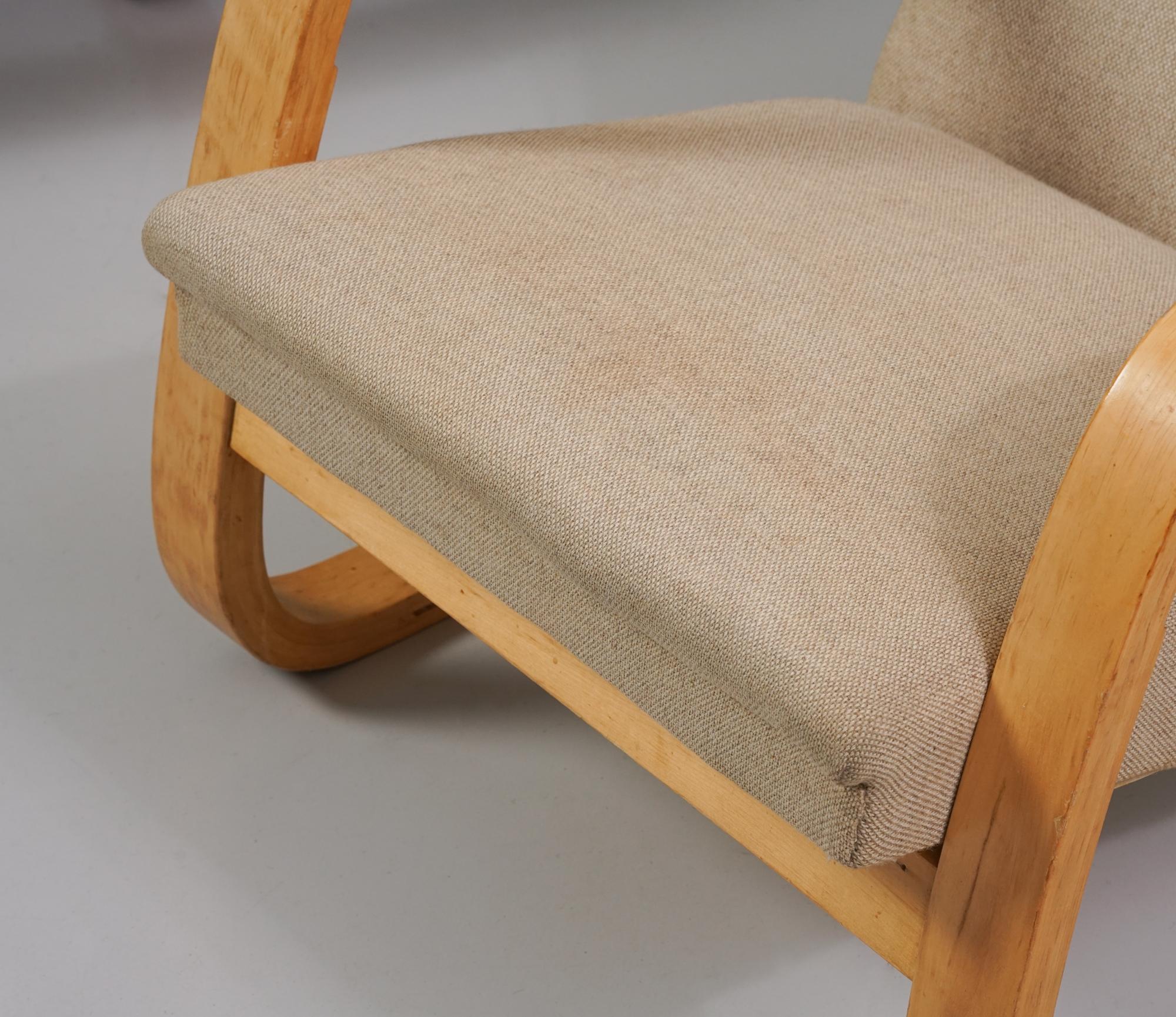 Sesselpaar Model No. 401, Alvar Aalto, Oy Huonekalu- ja Rakennustyötehdas Ab im Zustand „Gut“ im Angebot in Helsinki, Uusimaa
