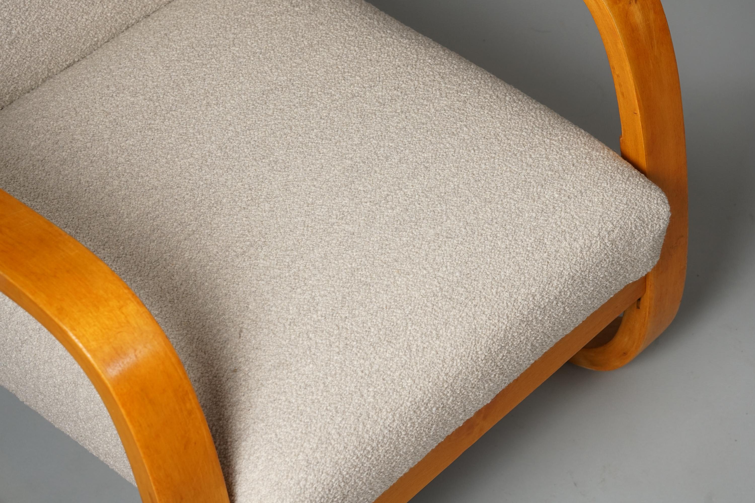 Mid-20th Century Pair of Model 402 Armchairs, Alvar Aalto, Artek, 1950/1960s