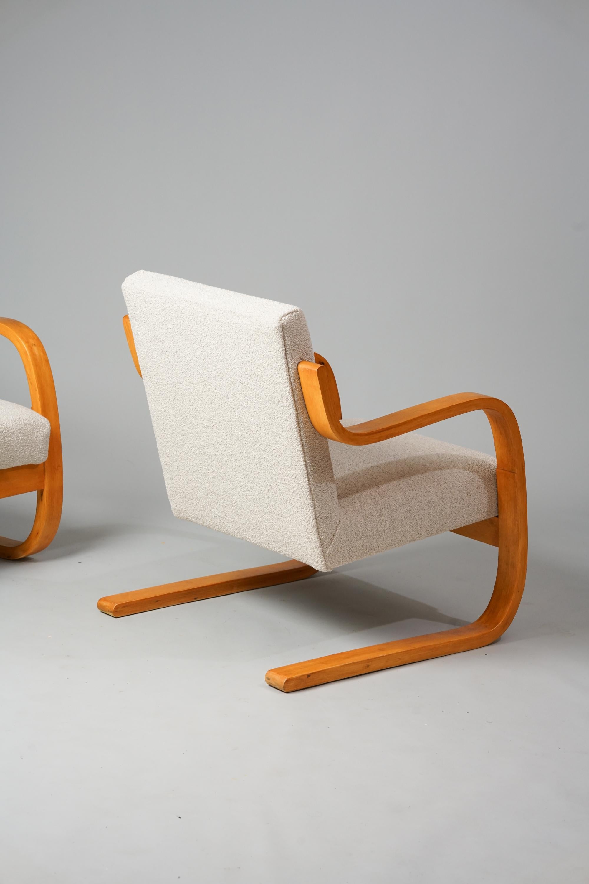 Pair of Model 402 Armchairs, Alvar Aalto, Artek, 1950/1960s 2