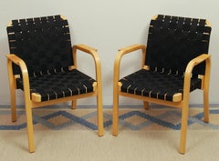 Pair of Model 45 Armchairs by Alvar Aalto for Artek