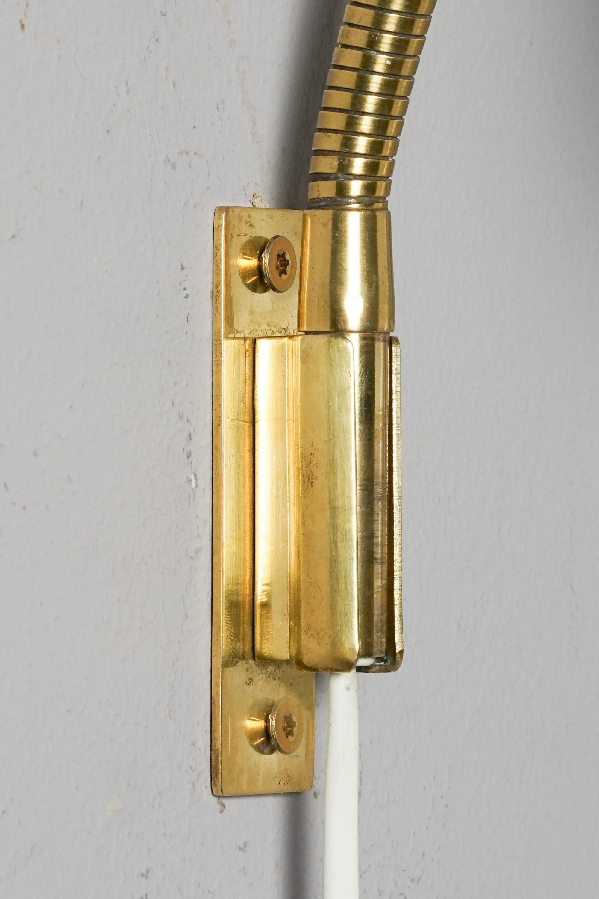Finnish Pair of Model 50-056 Wall Lights, Lisa Johansson-Pape, Stockmann-Orno, 1960s For Sale