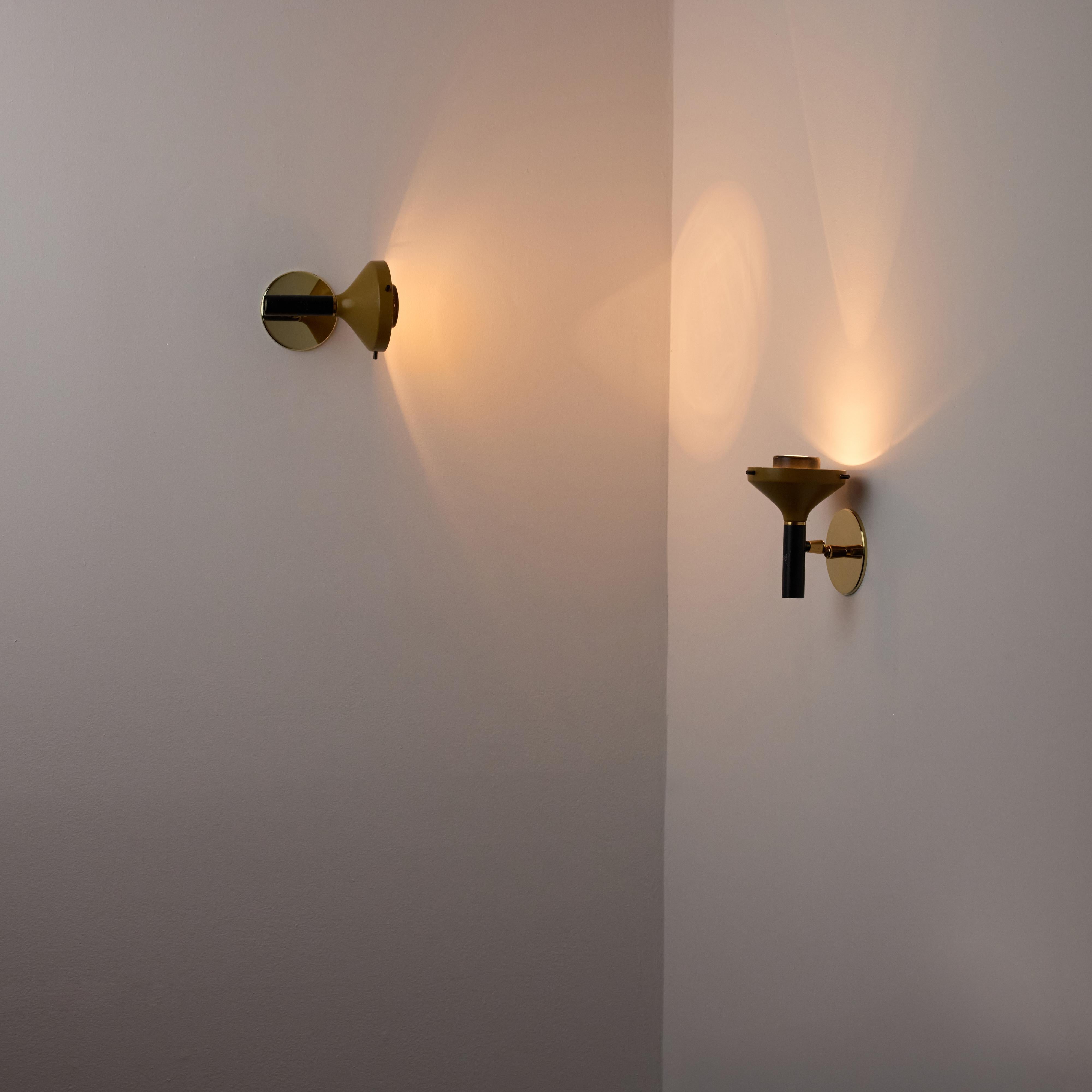 Mid-Century moderno Coppia di lampade modello 533 di Oscar Torlasco per Lumi in vendita