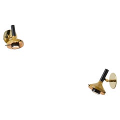 Pareja de Apliques Modelo 533 de Oscar Torlasco para Lumi