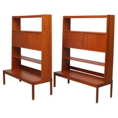 Pair of Model 5492 Teak Bookcases by Svante Skough