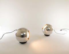 Pair of Model 586 Table Lamps by Gino Sarfatti for Arteluce, 1960s