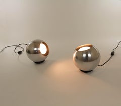 Pair of Model 586 table lamps by Gino Sarfatti for Arteluce, 1960s