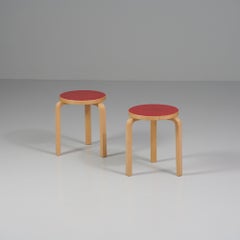 Pair of Model 60 Stools, Alvar Aalto, Artek, 1960s