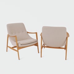 Pair of Model 600 Lounge Chairs by Torbjørn Bekken for Dokka Møbler, 1960s