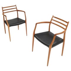 Pair of Model 62 Armchairs by Niels Otto Møller, c.1960s