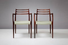 Pair of Model 62 Chairs by Niels Moller