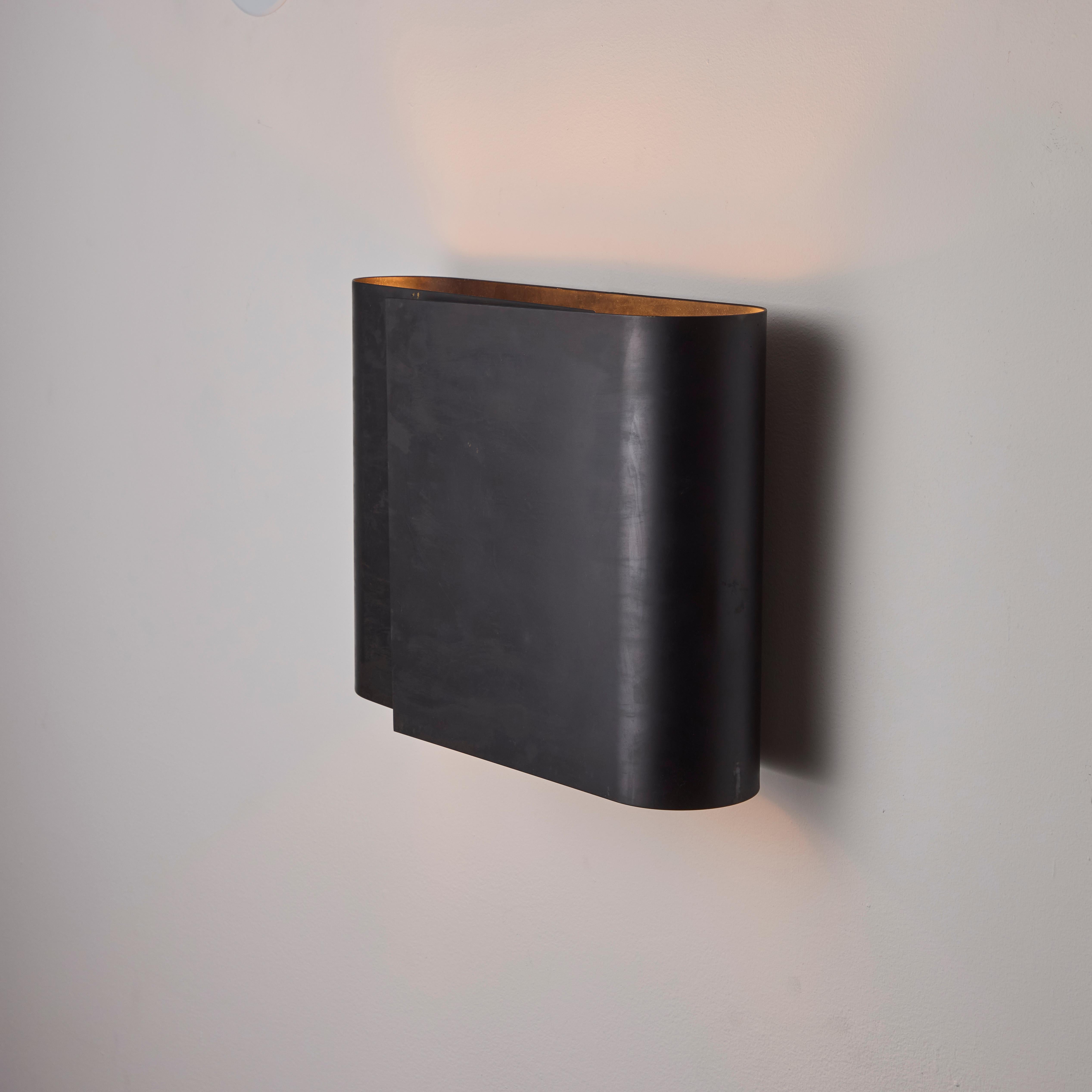 Pair of Model 7253  'Electric' Sconces by Carl Auböck In Good Condition In Los Angeles, CA
